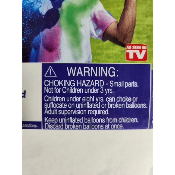 Battle Balloons Color Burst 120ct Non Staining Red Blue Green - Picture 9 of 10